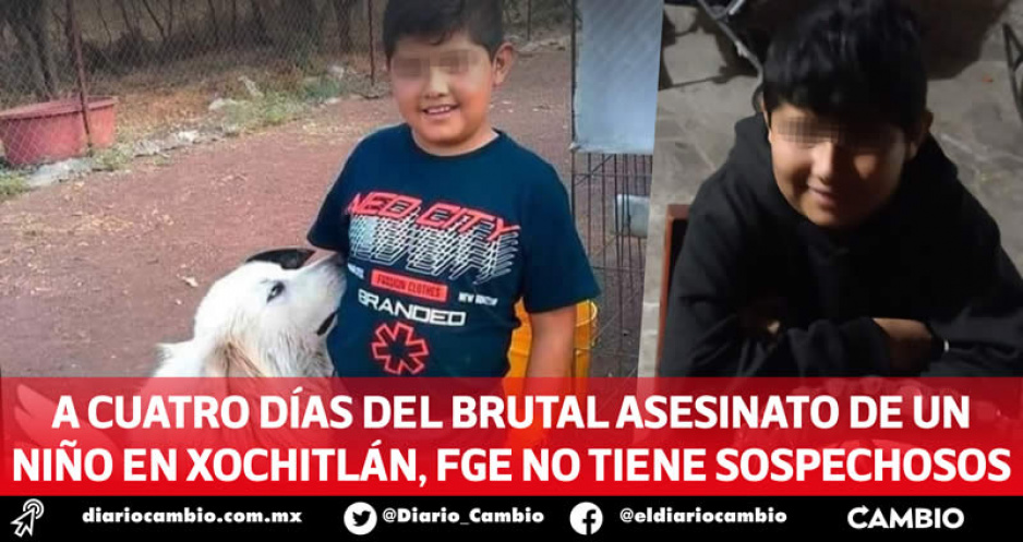 A 96 horas del cruel asesinato de Jorge Luis de 13 años en Xochitlán, no hay un solo detenido (FOTOS)
