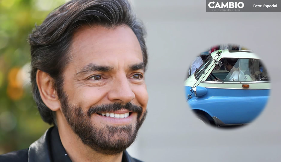 ¡Qué cosa tan preciosa! Eugenio Derbez presume su mini coche, un modelo único (FOTO)
