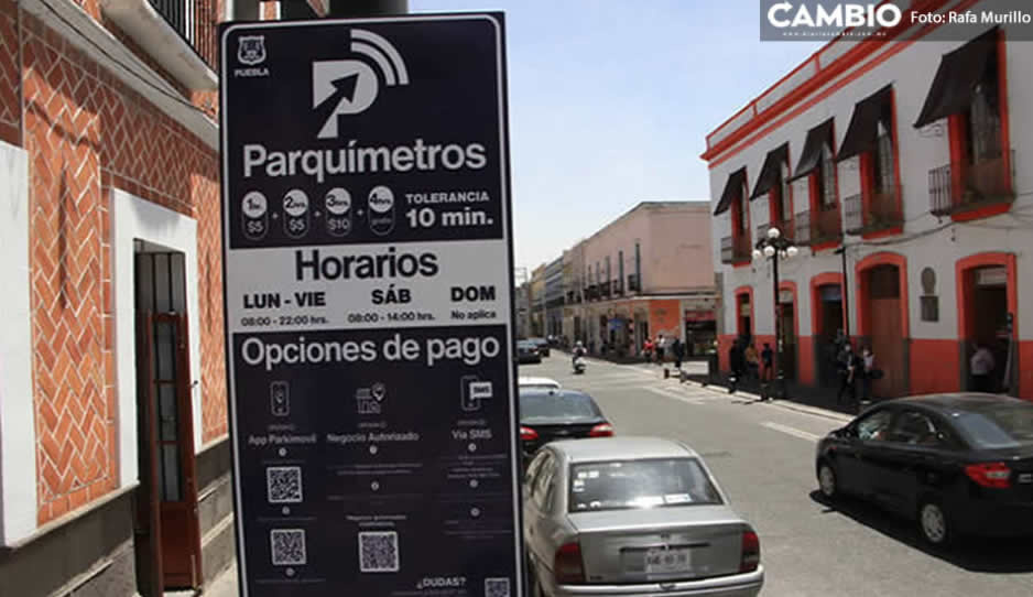 Ayuntamiento de Puebla recauda más de 175 mil pesos de parquímetros en la segunda semana de julio