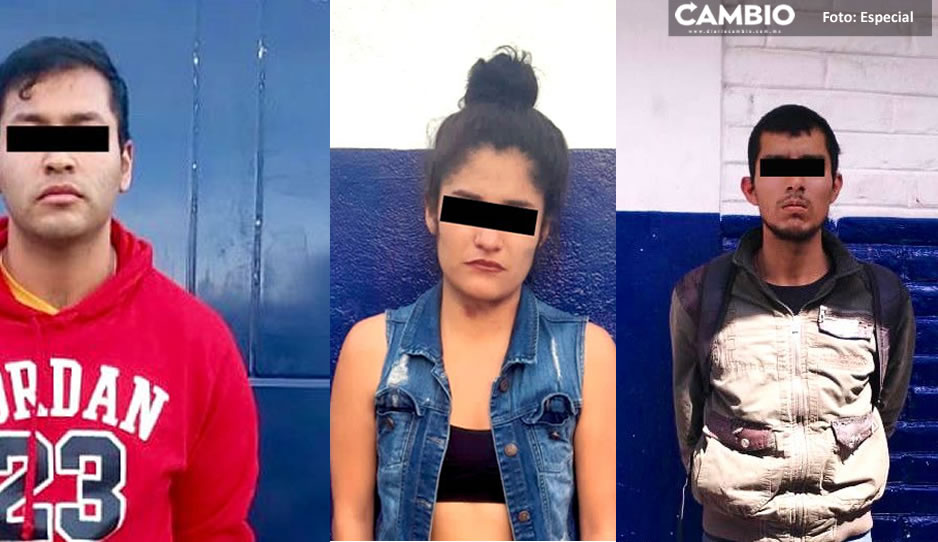 Policías de Tehuacán detienen a motoladrón y a dos jóvenes por delitos contra la salud 