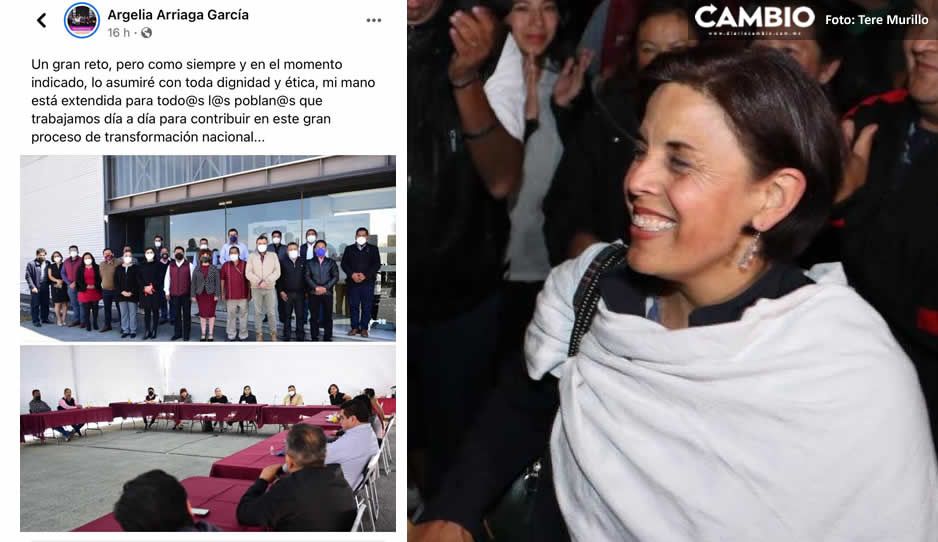 Argelia Arriaga acepta que se prepara para ser la nueva alcaldesa de Puebla