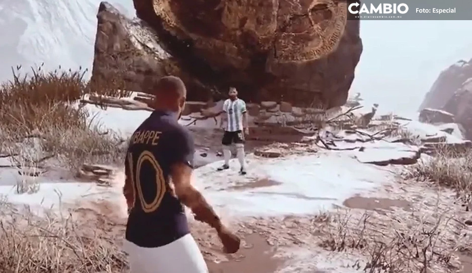 ¡De la cancha a los videojuegos! Messi y Mbappé viven un icónico combate en God Of War (VIDEO)