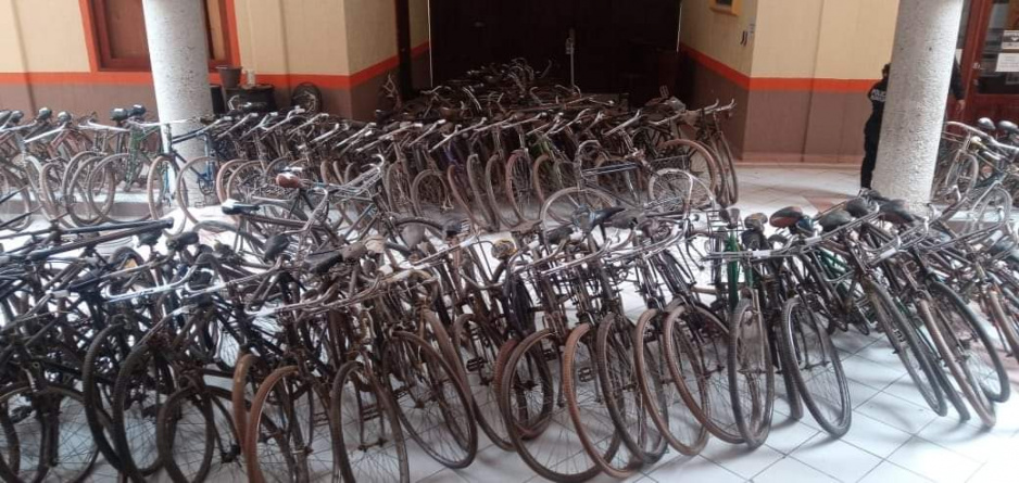 ¿Te robaron tu bici? Hallan casa en Ajalpan con más de 148 bicicletas robadas