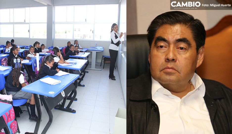 El regreso a clases presenciales en Puebla es para todos, afirma Barbosa