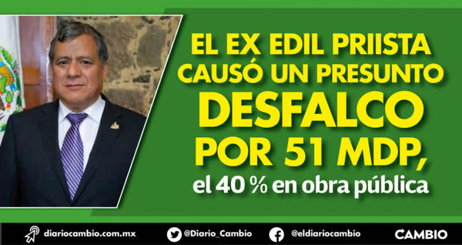 ASE le observa 51 millones de pesos de daño patrimonial a Pepe Márquez en su cuenta pública del 2020