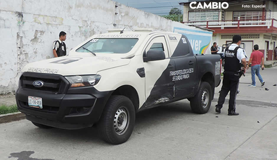 Comando armado asalta camioneta de valores en la Puebla-Orizaba, se llevan 2 millones