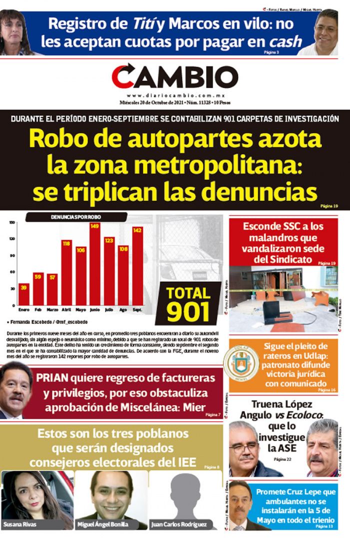 Robo de autopartes azota la zona metropolitana: se triplican las denuncias