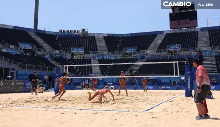 Jugadoras dan positivo a COVID y cancelan partido de voleibol en la playa en Tokio 2020