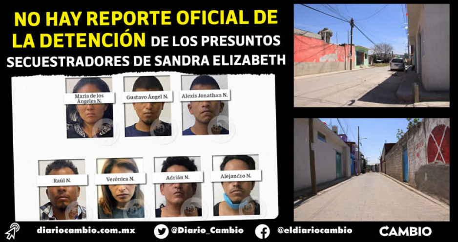 No hay registro de la detención de los 7 secuestradores de Sandra Pérez Portillo (FOTOS)