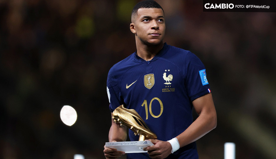 Mbappé rompió su Bota de Oro tras perder la Final de Qatar 2022 (VIDEO)