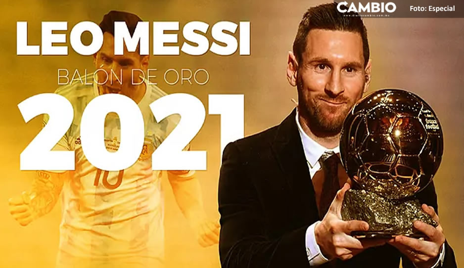 ¡Leyenda! Leo Messi gana el balón de oro 2021 (VIDEO)