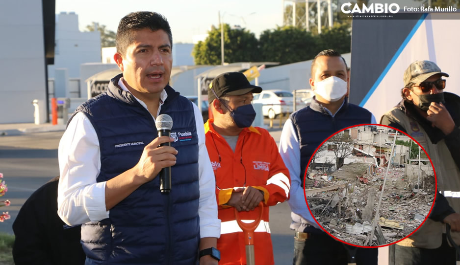 Casas de Xochimehuacan que NO estén en zona de riesgo, serán reconstruidas en el mismo lugar: Lalo (VIDEO)