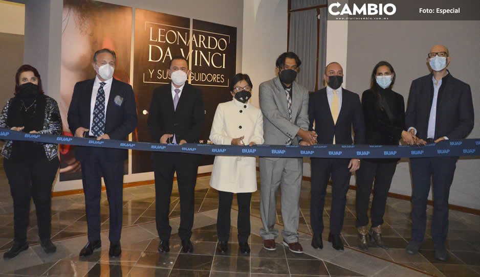 Inaugura Rectora Lilia Cedillo exposición Leonardo Da Vinci y sus seguidores en Puebla (FOTOS)