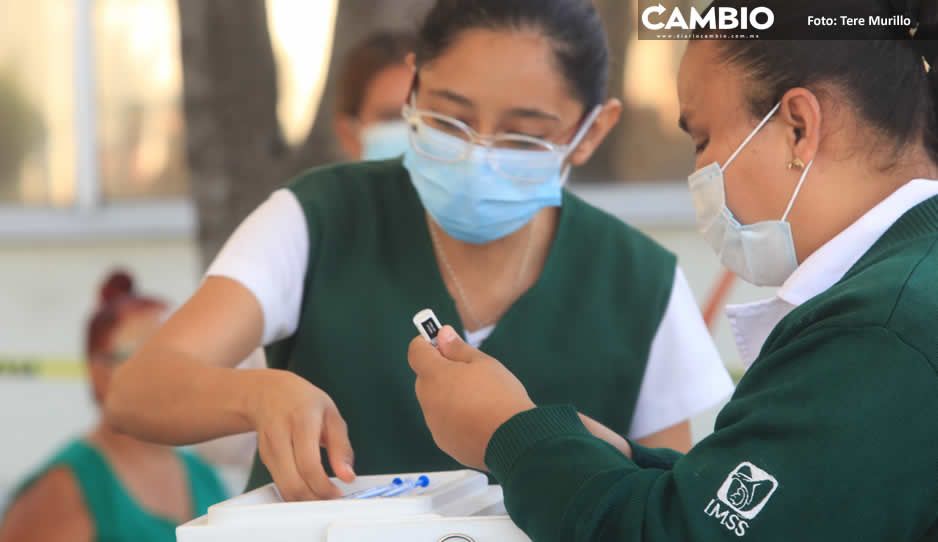 Puebla se mantiene como el segundo estado del país con menos vacunados vs coronavirus
