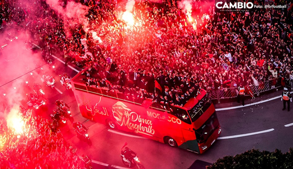 ¡Como dioses! Así recibieron los aficionados a la Selección de Marruecos (VIDEOS)