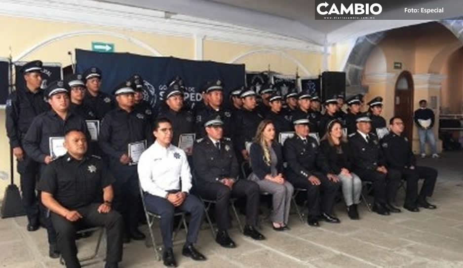 Se incorporan 27 nuevos elementos a la SSC de San Pedro Cholula