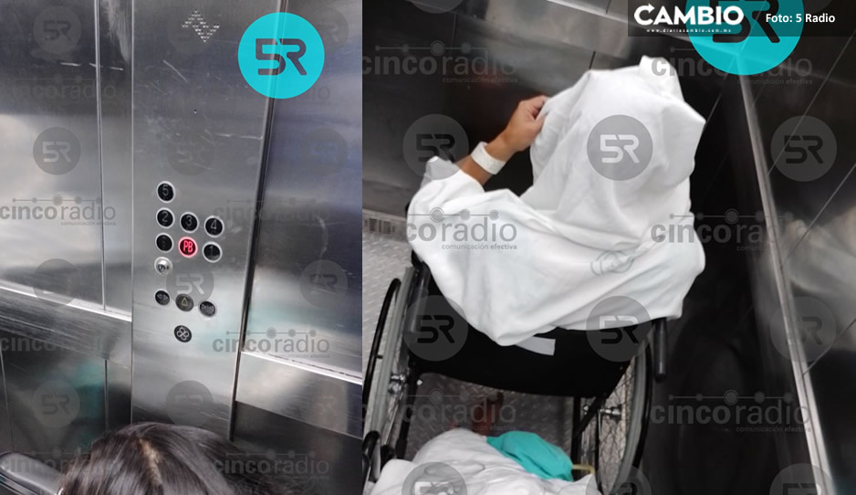 Se descompone otro elevador del IMSS La Margarita; pacientes llevan más de 20 minutos atorados