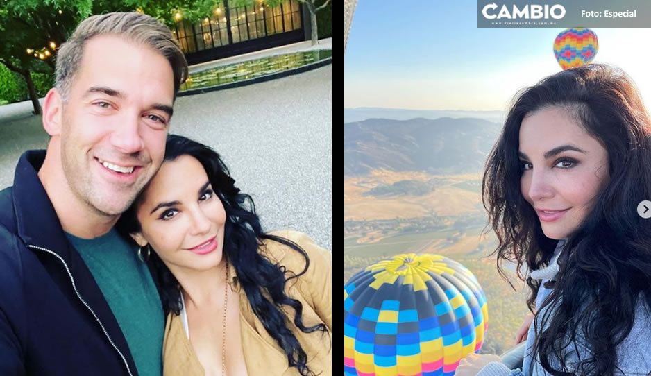 ¡Ya no ocultan su amor! Martha Higareda y el ex de Yanet García hacen romántico paseo en globo (FOTOS)