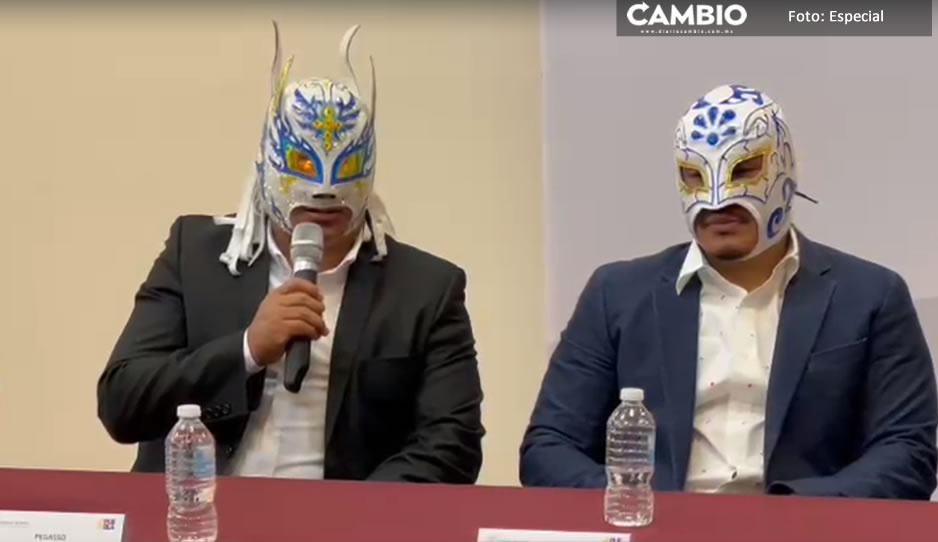 Luchadores Arkelis y Pegasso denuncian falta de apoyo del Inpode y Gobierno de Puebla (VIDEO)
