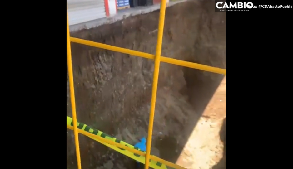 Comerciantes exhiben obras sin permiso dentro de la Central de Abasto (VIDEO)