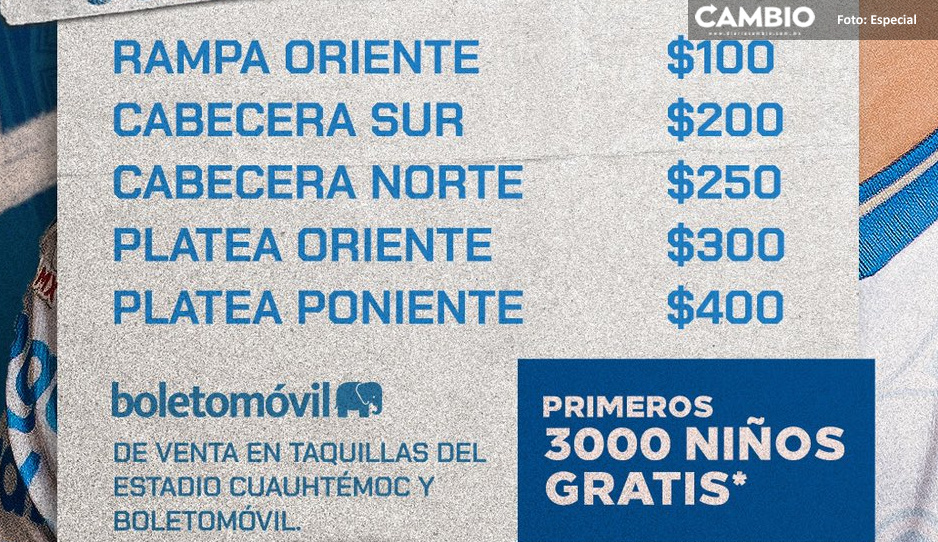 Club Puebla pone a la venta boletos para ver a los LarcaBoys: van desde 100 hasta 400 pesos… niños entran GRATIS