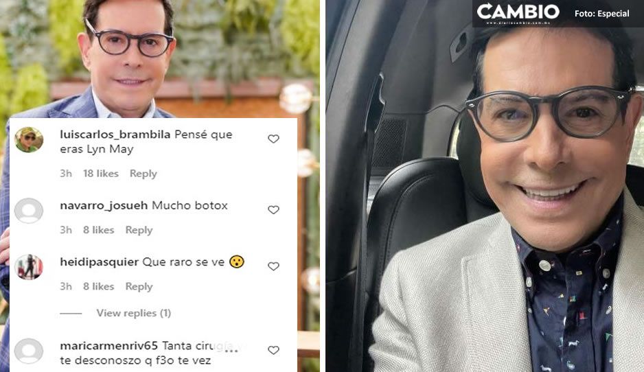 FOTOS: Así luce el “renovado” Pepillo Origel; lo tunden en redes por su nueva imagen