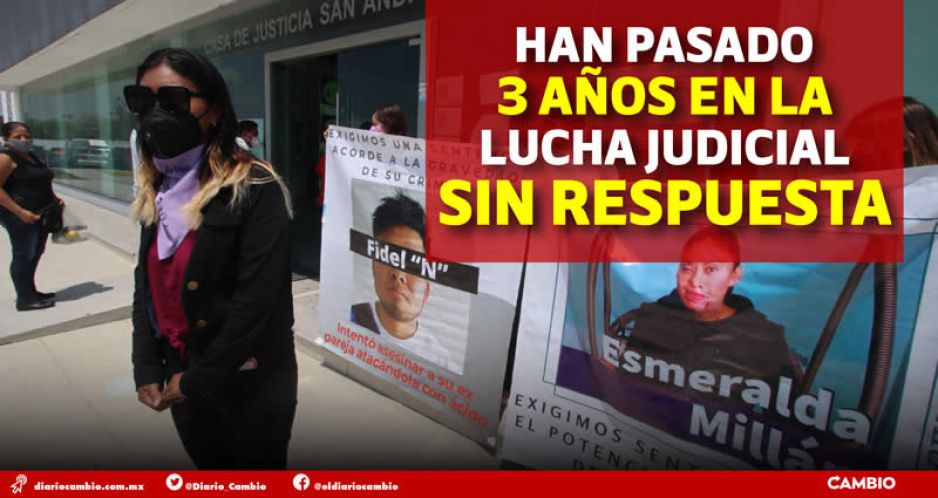 Esmeralda fue rociada con ácido en la cara y su agresor ha burlado seis audiencias (FOTOS Y VIDEO)