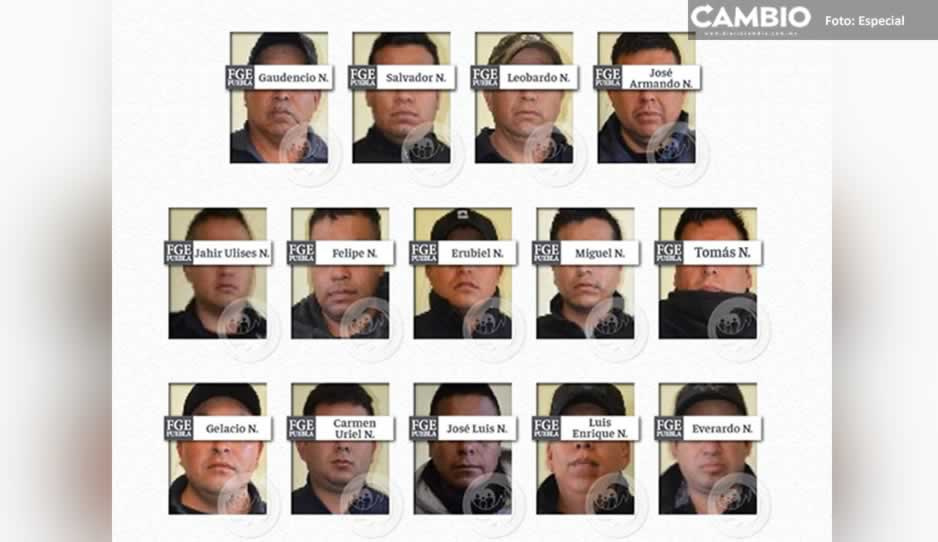 Estos son los 14 policías detenidos de Quimixtlán por usurpación de funciones