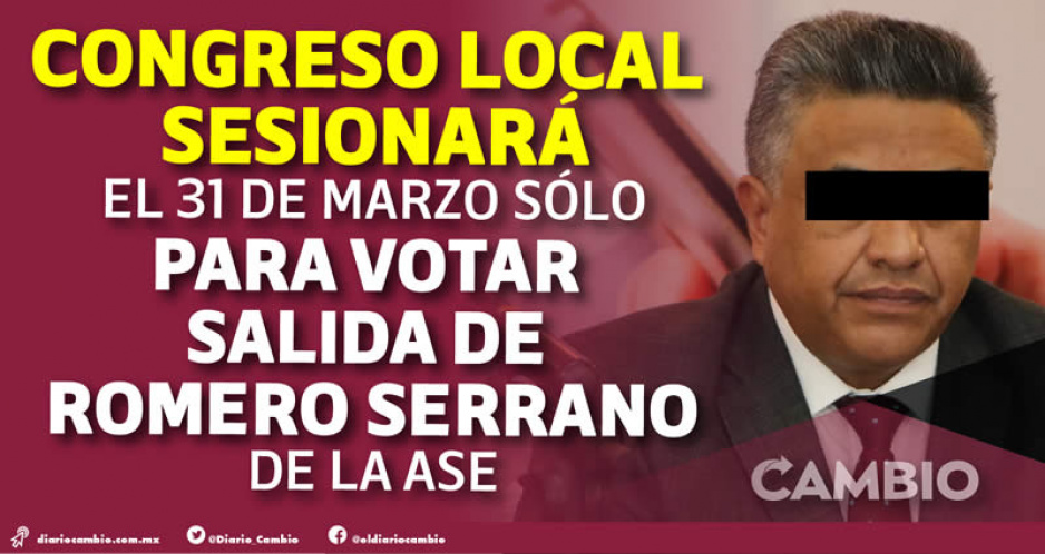 Votarán por mantener o destituir a Romero Serrano en extraordinaria