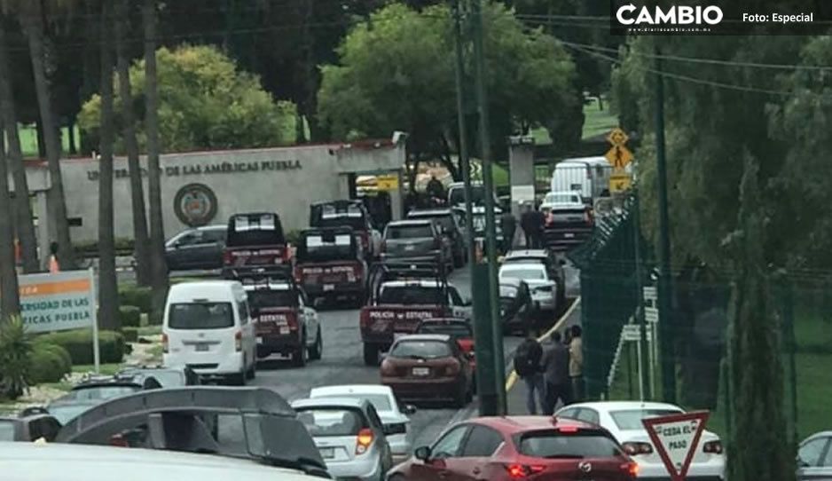 Embargan a la UDLAP; ingresan estatales con orden de desalojo por conflicto de la familia Jenkins (FOTOS y VIDEO)