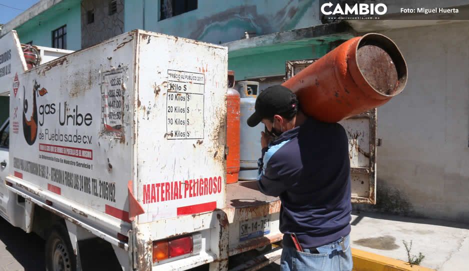 Tanque de gas de 20 kilos ya subió 50 pesos desde que se regula el precio