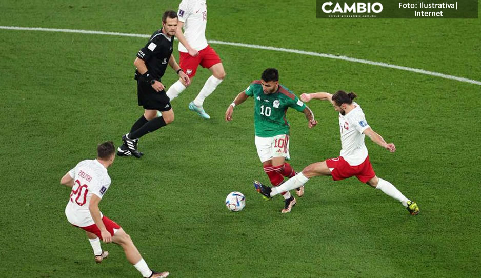 ¡Pura adrenalina! México se va al medio tiempo siendo mejor que Polonia