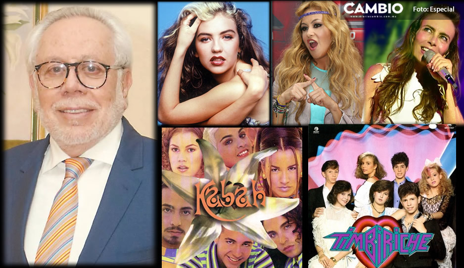 Timbiriche, Kabah, Thalía y Paulina Rubio; las bandas y solistas que Luis de Llano llevó al éxito