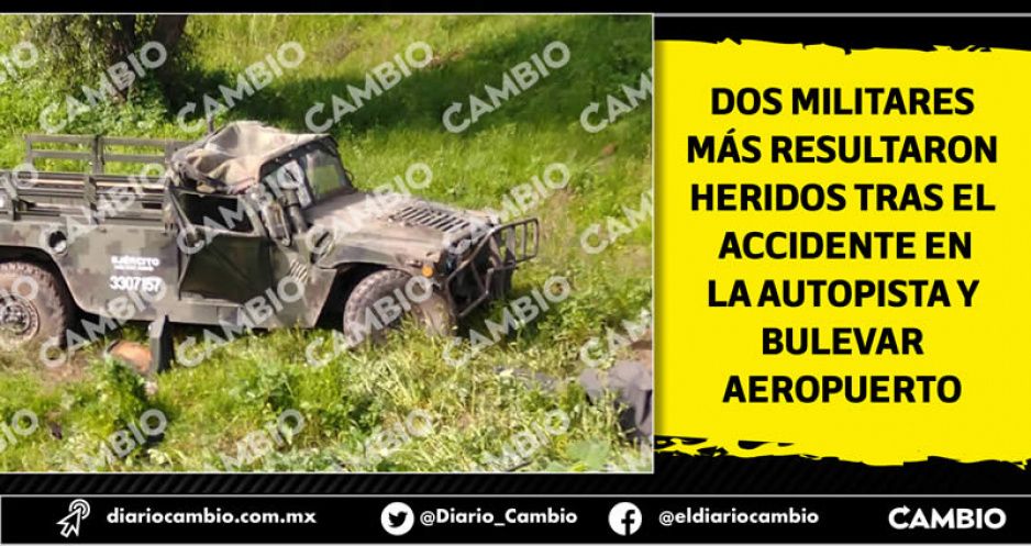 Por conducir a exceso de velocidad, Jeep del Ej&eacute;rcito termina volcado: un soldado muri&oacute;
