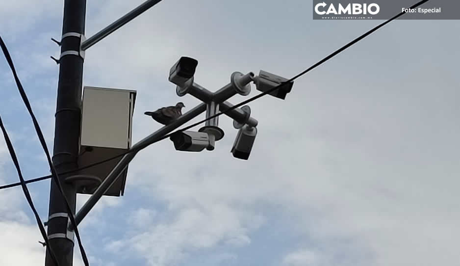 Antes de que el Ayuntamiento las ponga a funcionar, vandalizan cámaras de videovigilancia en Tehuacán