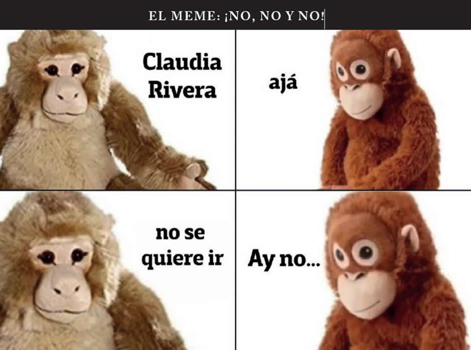 EL MEME: ¡NO, NO Y NO!