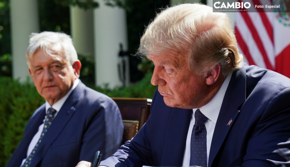 Trump revela que amenazó a AMLO: “nunca he visto a alguien doblarse así”