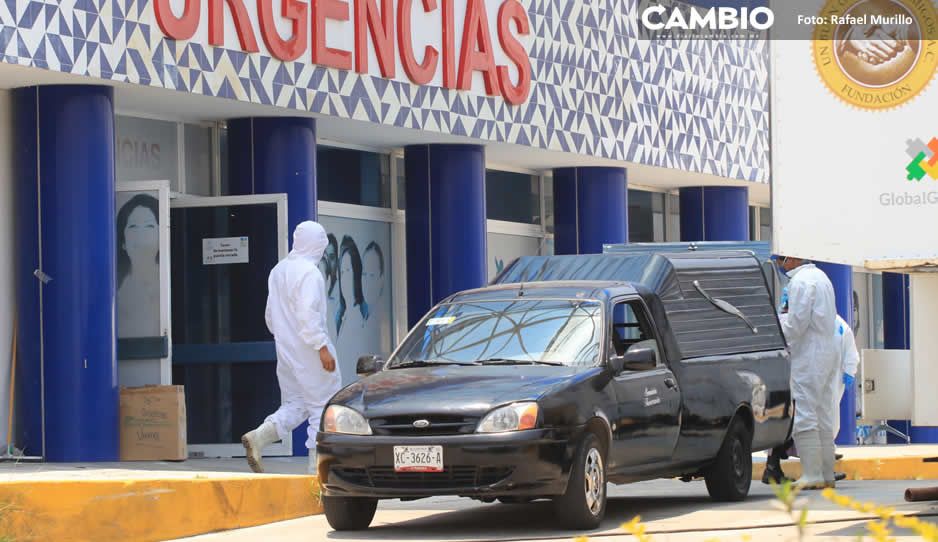 Registra Puebla 71 fallecimientos por coronavirus en sólo 24 horas