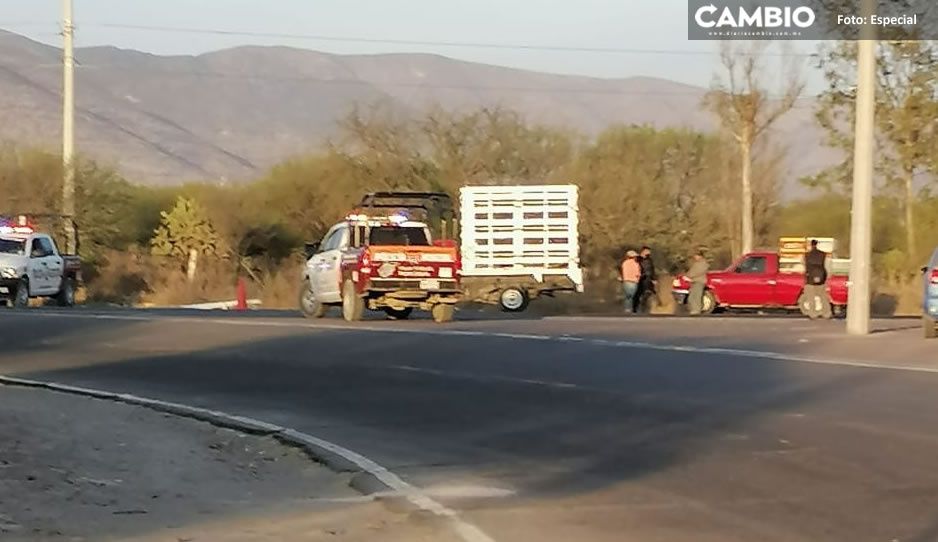 Policía Estatal encuentra dos autos robados en San Gabriel Tetzoyocan