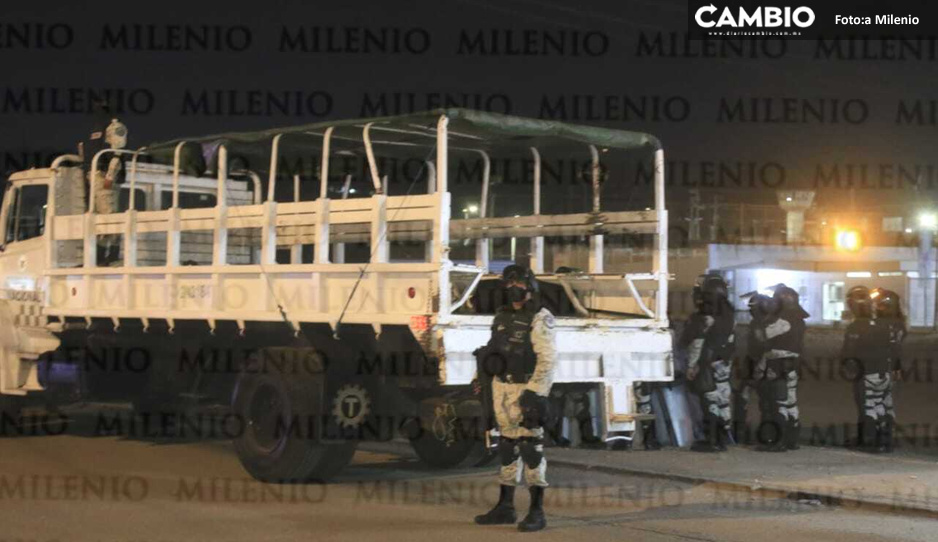 Llega a la Guardia Nacional al penal de San Miguel tras rumor de motín (FOTOS)