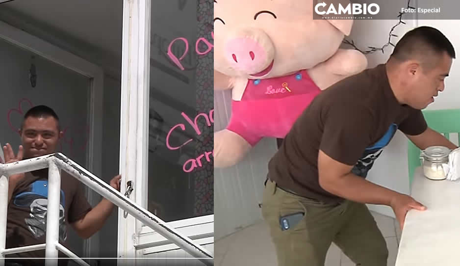 Joven con Síndrome de Dow abre cafetería en colonia Universidades y demuestra que no hay imposibles (VIDEO)