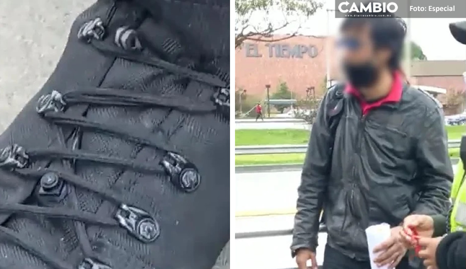 VIDEO: Atrapan a depravado con cámara oculta en su zapato para grabar a mujeres