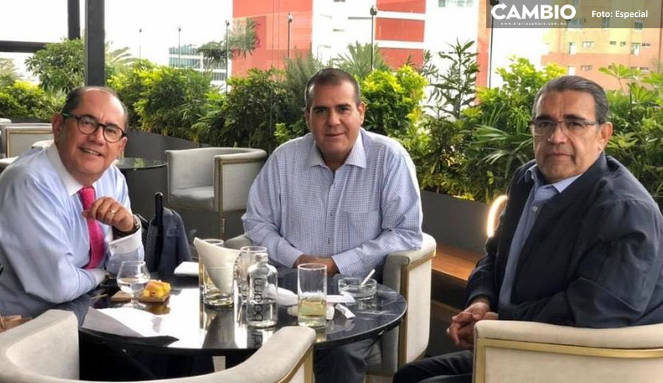 La última foto de López Díaz con sus amigos entrañables: Juan Carlos Valerio y Carlos Martín
