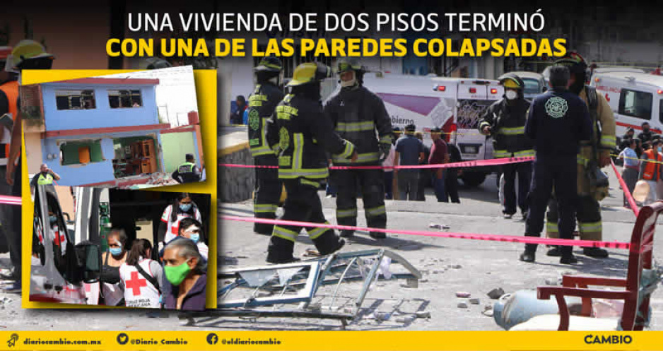 Explota un tanque de gas LP en la Reforma Sur, el saldo fue de 14 heridos (FOTOS Y VIDEO)
