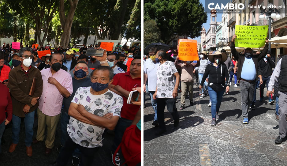 Comerciantes del Mercado 5 de Mayo se quedan sin luz porque Lalo no pagó deuda con CFE (VIDEO)