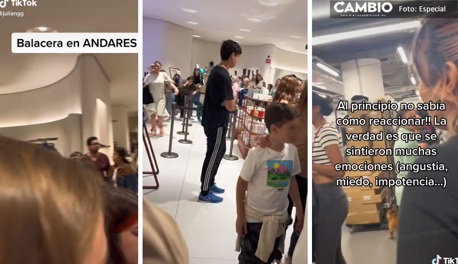 ¡Está temblando! ¡No, están balaceando! Así vivieron el ataque en Andares, Zapopan (VIDEO)