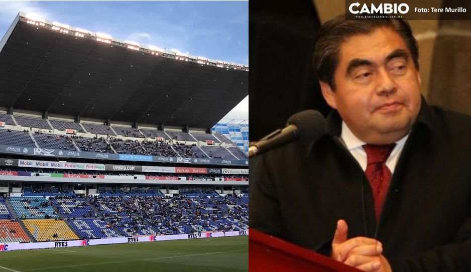 Barbosa acepta: reabrirán estadio Cuauhtémoc para el partido de Puebla ante Pumas