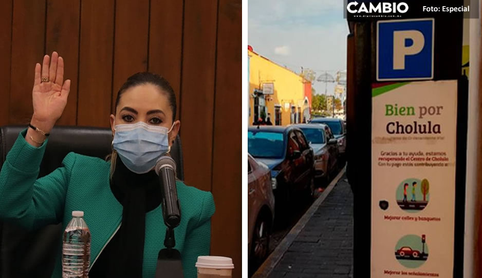 El agosto de Paola Angón; no ha mandado arreglar parquímetros en Cholula