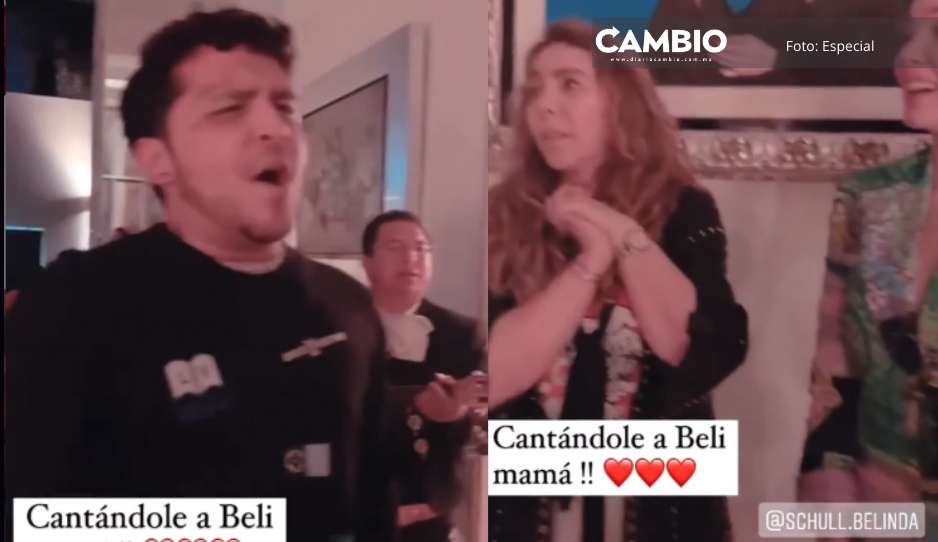 ¡Qué buen yerno! Nodal le lleva serenata a la mamá de Belinda por su cumpleaños (VIDEO)