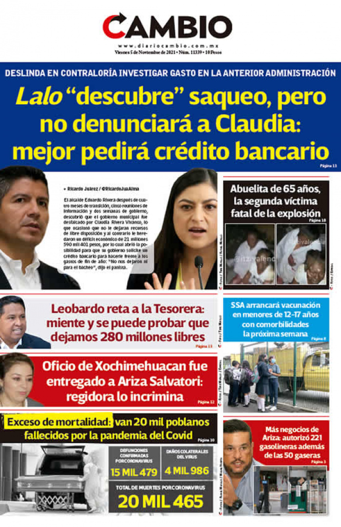 Lalo “descubre” saqueo, pero no denunciará a Claudia: mejor pedirá crédito bancario